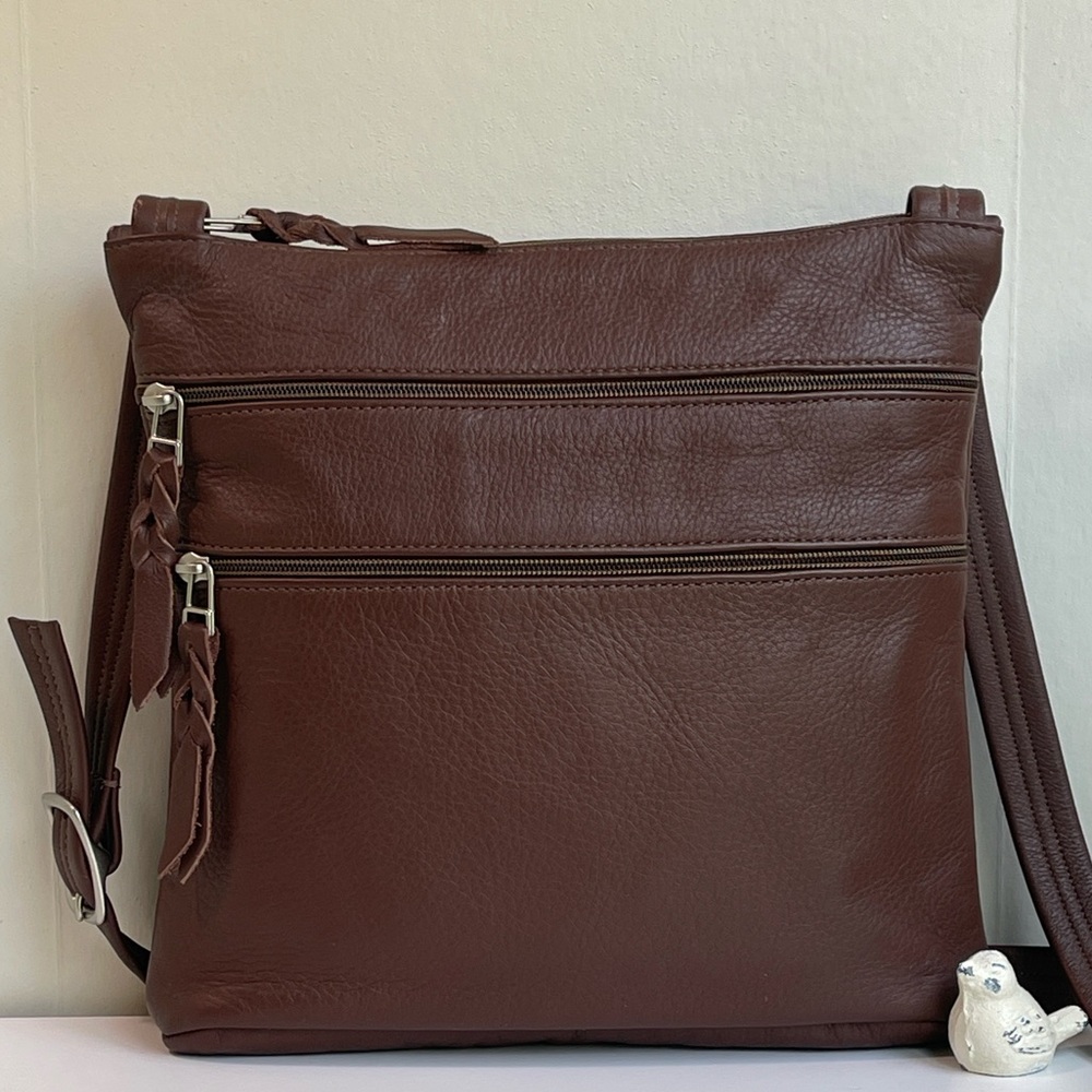 SAS Genuine Leather Crossbody Bag